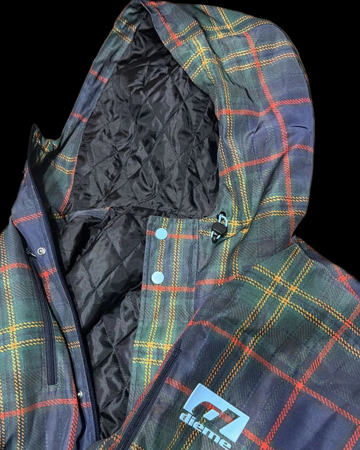 PLAID UTILITY PUFFER (SHIPS OUT 10/26)