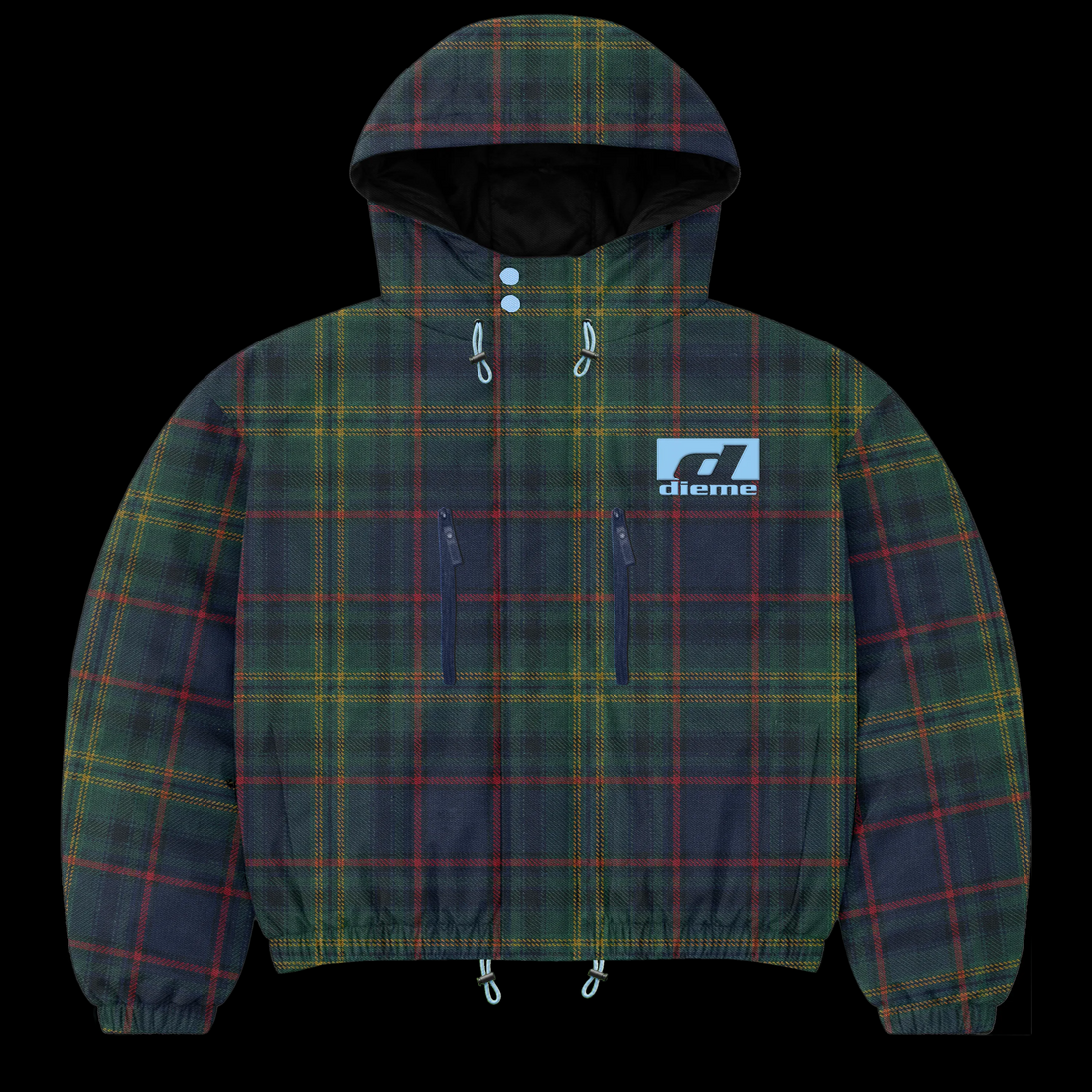 PLAID UTILITY PUFFER (SHIPS OUT 10/26)
